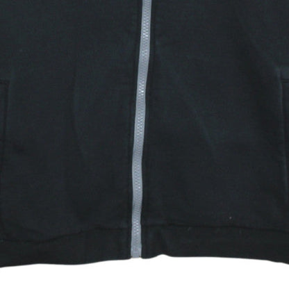 Mens UK Size M Emporio Armani GreyBlackWhite Full Zip Hoodie