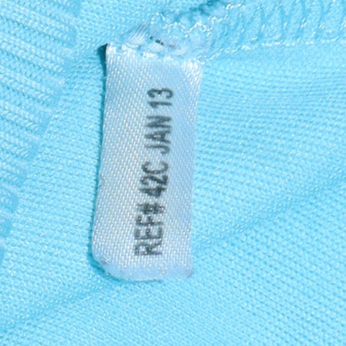 Womens UK Size L Adidas Blue Full Zip Sweatshirt