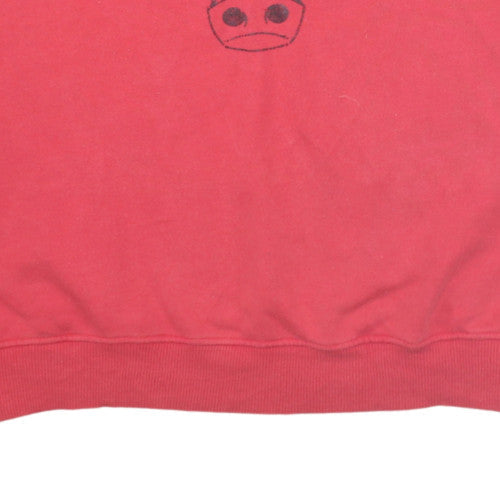 Mens UK Size L UNK Red Pullover Sweatshirt