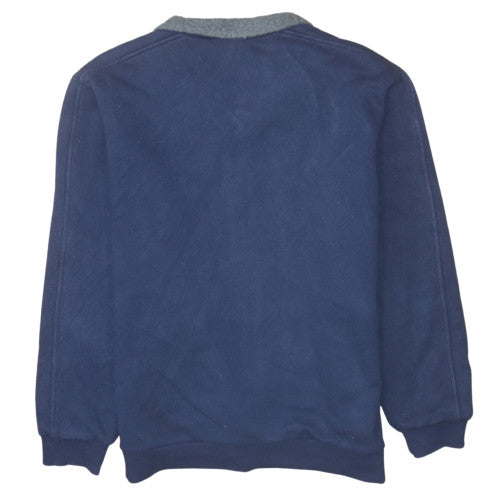 Mens UK Size L Calvin Klein Blue Full Zip Sweatshirt