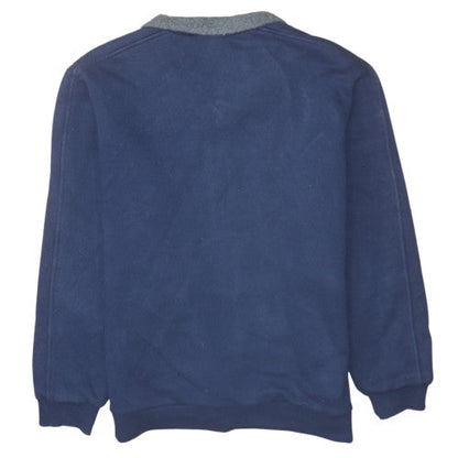 Mens UK Size L Calvin Klein Blue Full Zip Sweatshirt