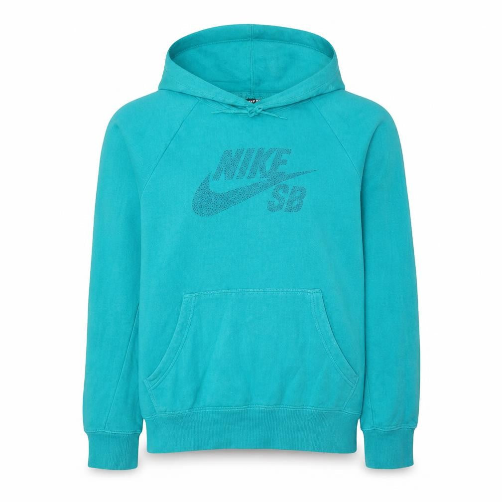 Mens UK Size L Nike Blue Pullover Hoodie