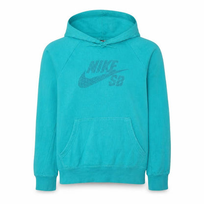 Mens UK Size L Nike Blue Pullover Hoodie