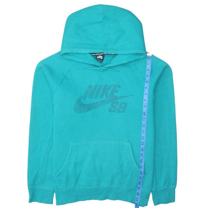 Mens UK Size L Nike Blue Pullover Hoodie