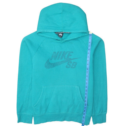 Mens UK Size L Nike Blue Pullover Hoodie