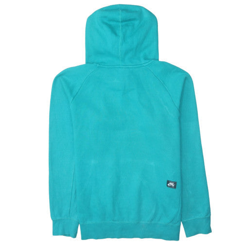 Mens UK Size L Nike Blue Pullover Hoodie