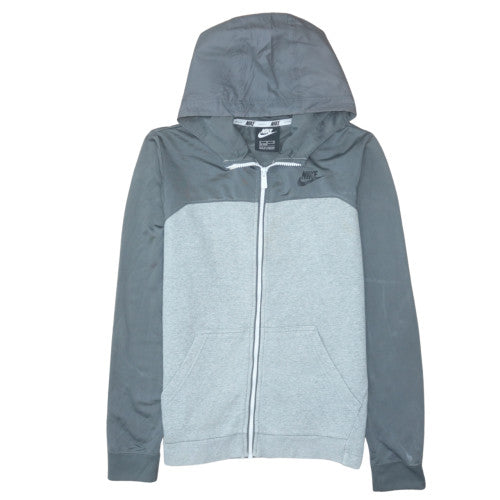 Teens UK Size XL Nike Grey Full Zip Hoodie