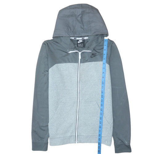 Teens UK Size XL Nike Grey Full Zip Hoodie
