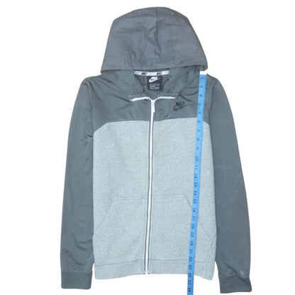Teens UK Size XL Nike Grey Full Zip Hoodie