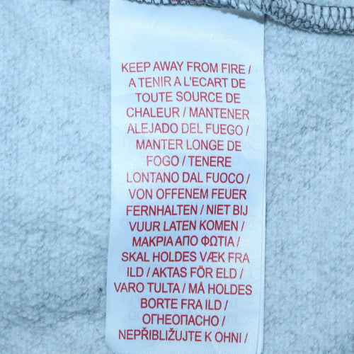 Teens UK Size XL Nike Grey Full Zip Hoodie
