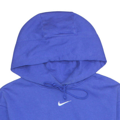 Mens UK Size XS Nike Blue Pullover Hoodie