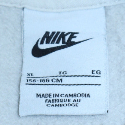 Teens UK Size XL Nike White Pullover Hoodie