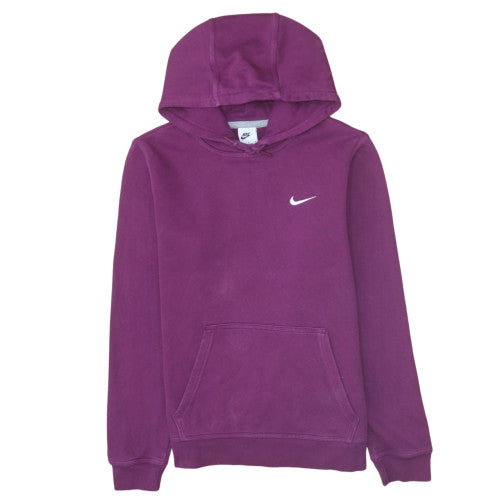 Womens UK Size M Nike Purple Pullover Hoodie