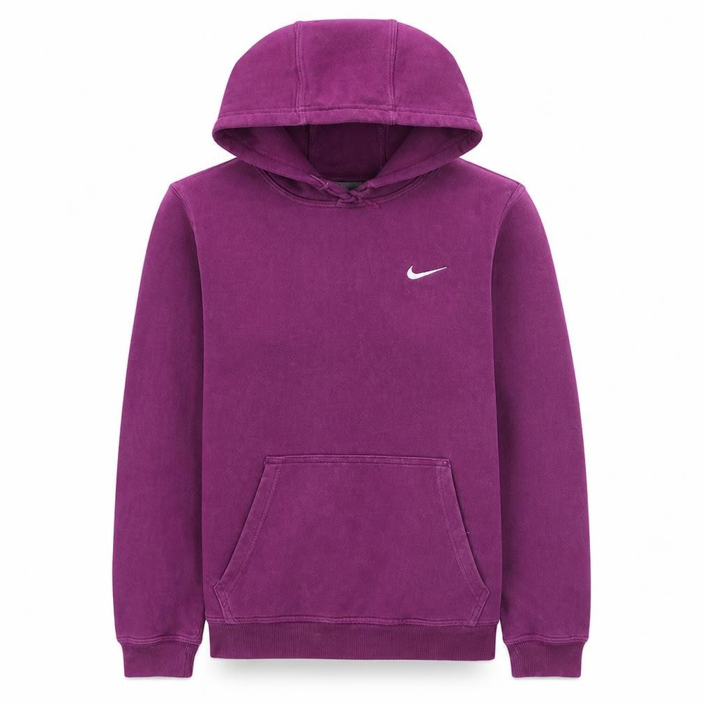 Womens UK Size M Nike Purple Pullover Hoodie