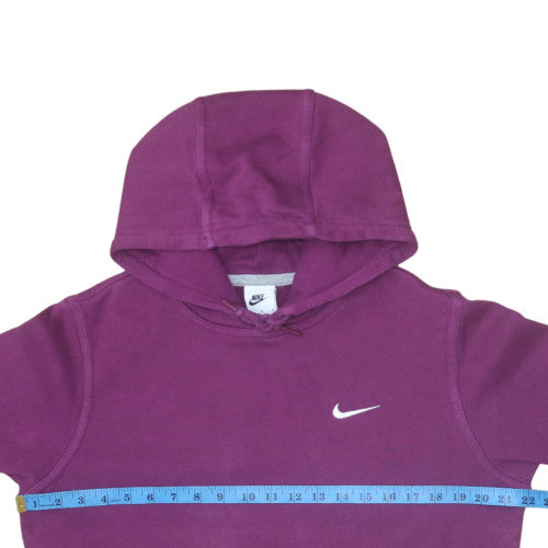 Womens UK Size M Nike Purple Pullover Hoodie