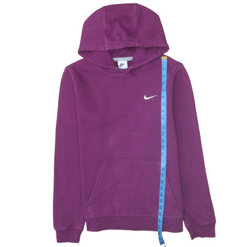 Womens UK Size M Nike Purple Pullover Hoodie