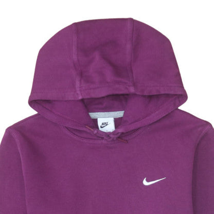 Womens UK Size M Nike Purple Pullover Hoodie