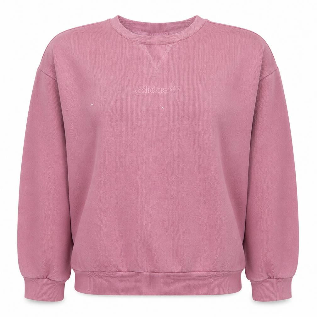 Womens UK Size M Adidas Pink Pullover Sweatshirt