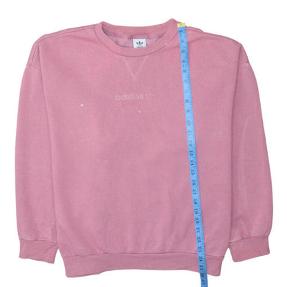 Womens UK Size M Adidas Pink Pullover Sweatshirt