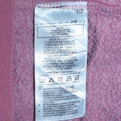 Womens UK Size M Adidas Pink Pullover Sweatshirt