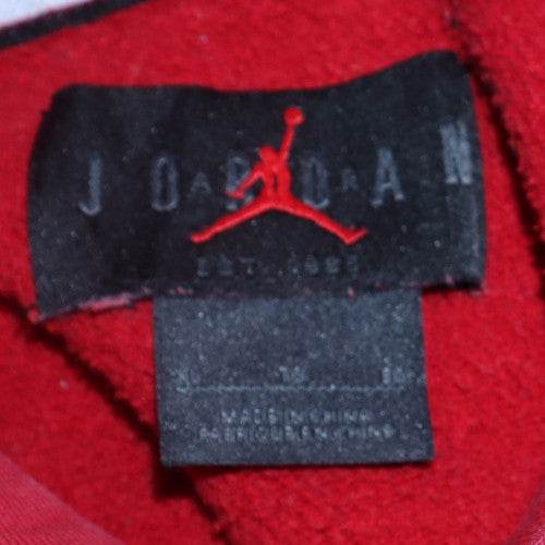 Mens UK Size M Jordan Red Pullover Hoodie