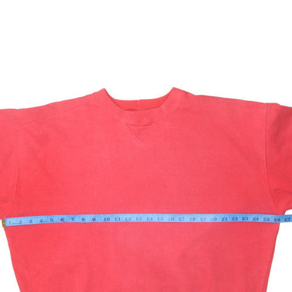 Gap Men's Red Pullover Sweatshirt Medium Crew Neck Fleece