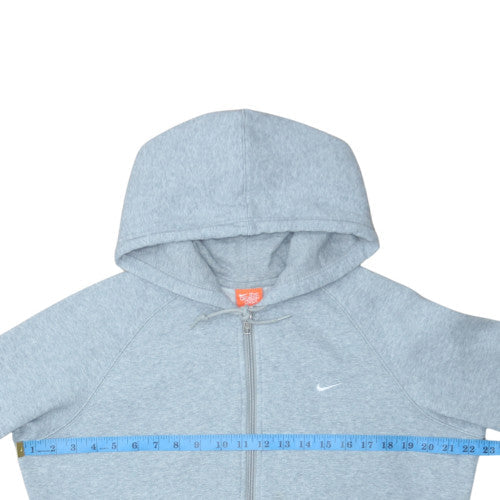 Mens UK Size XL Nike Grey Full Zip Hoodie