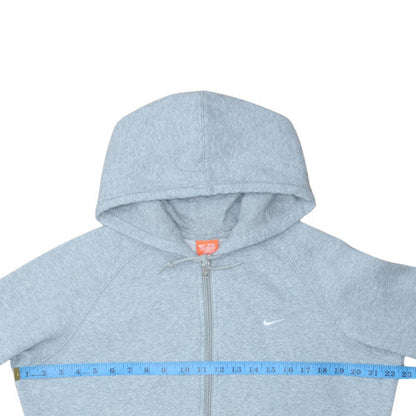 Mens UK Size XL Nike Grey Full Zip Hoodie