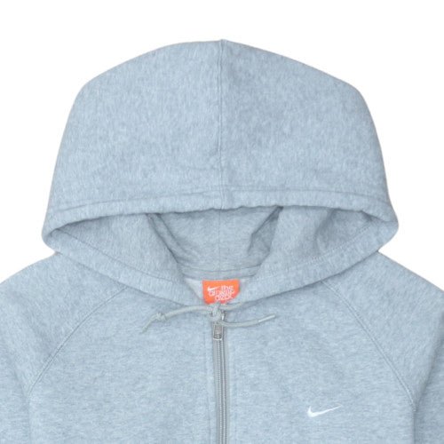 Mens UK Size XL Nike Grey Full Zip Hoodie
