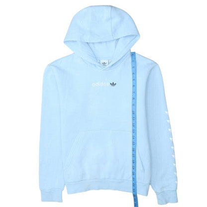Adidas Girls Blue Pullover Hoodie 13-14 Years Hooded Sweatshirt