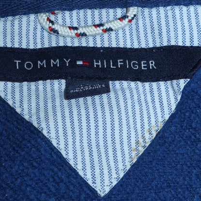 Mens UK Size M Tommy Hilfiger Blue Full Zip Hoodie