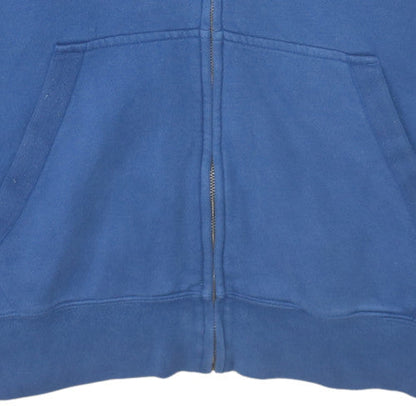 Mens UK Size M Tommy Hilfiger Blue Full Zip Hoodie