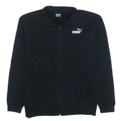 Mens UK Size XL Puma Black Full Zip Sweatshirt