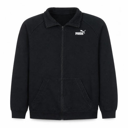 Mens UK Size XL Puma Black Full Zip Sweatshirt