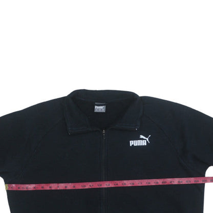 Mens UK Size XL Puma Black Full Zip Sweatshirt