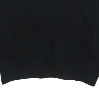 Mens UK Size L Tommy Hilfiger Black Pullover Hoodie