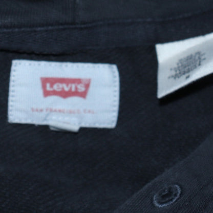 Mens UK Size M Levi's Black Pullover Hoodie
