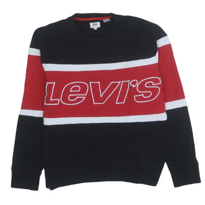 Mens UK Size S Levi's Black Pullover Sweatshirt