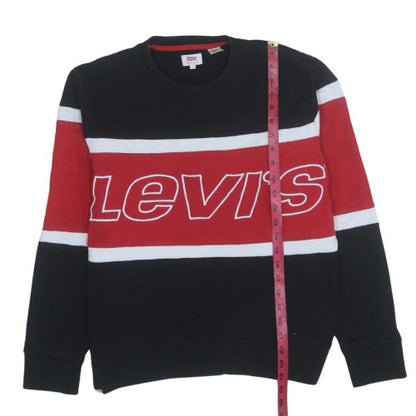 Mens UK Size S Levi's Black Pullover Sweatshirt