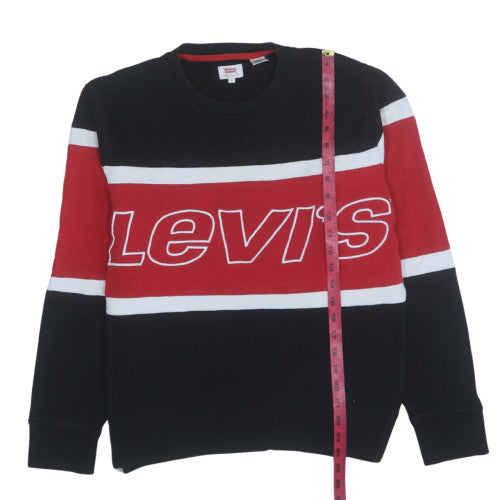 Mens UK Size S Levi's Black Pullover Sweatshirt