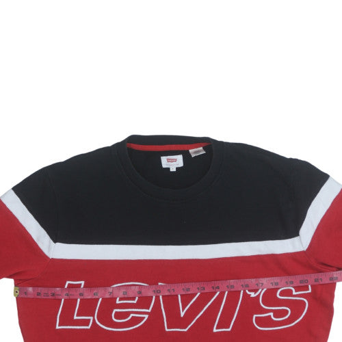 Mens UK Size S Levi's Black Pullover Sweatshirt