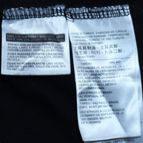 Mens UK Size S Levi's Black Pullover Sweatshirt