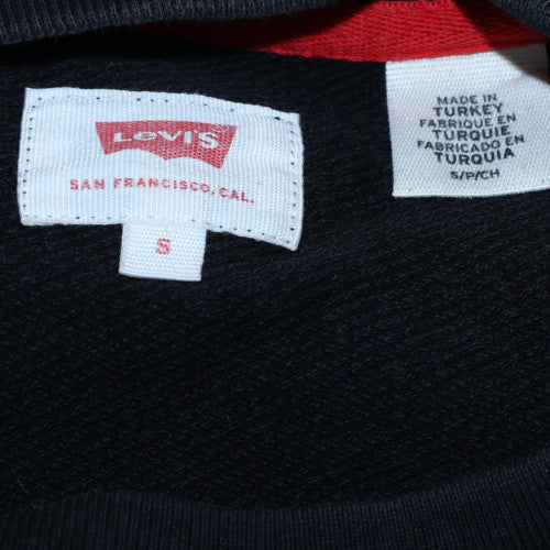 Mens UK Size S Levi's Black Pullover Sweatshirt