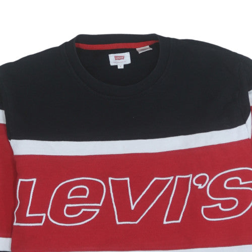 Mens UK Size S Levi's Black Pullover Sweatshirt