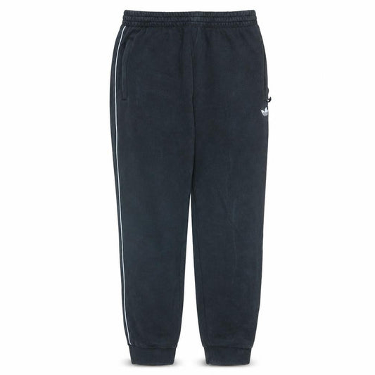 Front view of Adidas Men’s Black Jogger Fleece Sweatpants L Regular Fit