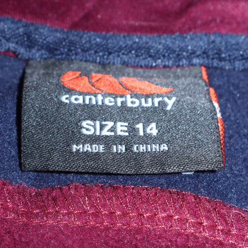 Womens UK Size 14 Canterbury Red Pullover Sweatshirt
