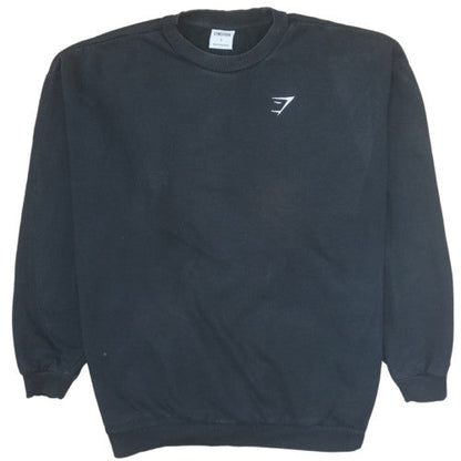Mens UK Size S Gymshark Black Pullover Sweatshirt