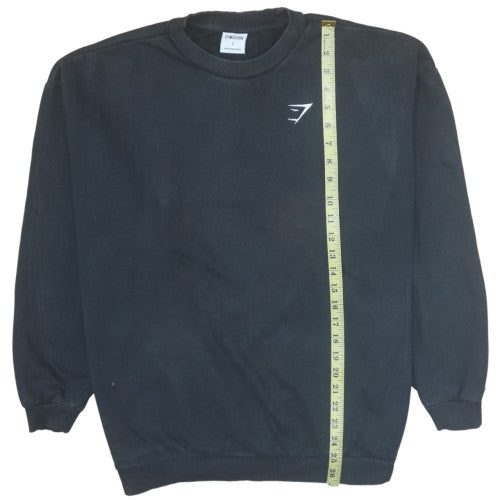 Mens UK Size S Gymshark Black Pullover Sweatshirt