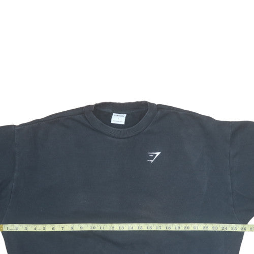 Mens UK Size S Gymshark Black Pullover Sweatshirt