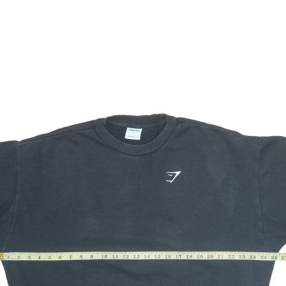 Mens UK Size S Gymshark Black Pullover Sweatshirt